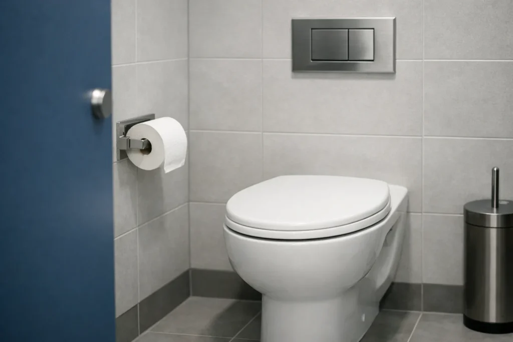 Pourquoi est-il judicieux de fermer la cuvette des toilettes ?