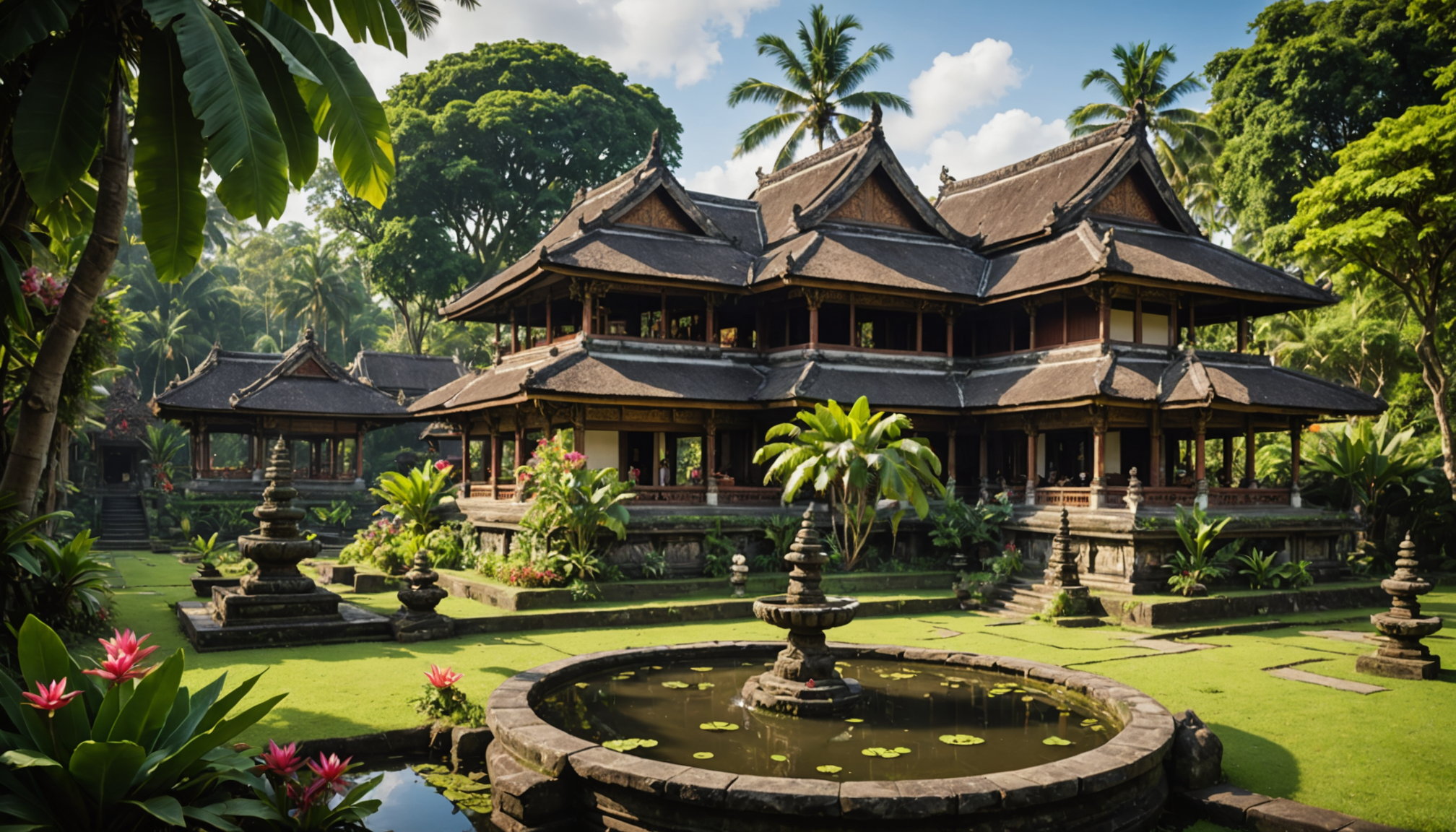 découvrez les palais (puri) majestueux et les jardins balinais, véritables symboles de l'île des dieux. explorez les sites incontournables à visiter pour plonger au cœur de l'histoire et de la culture balinaises.