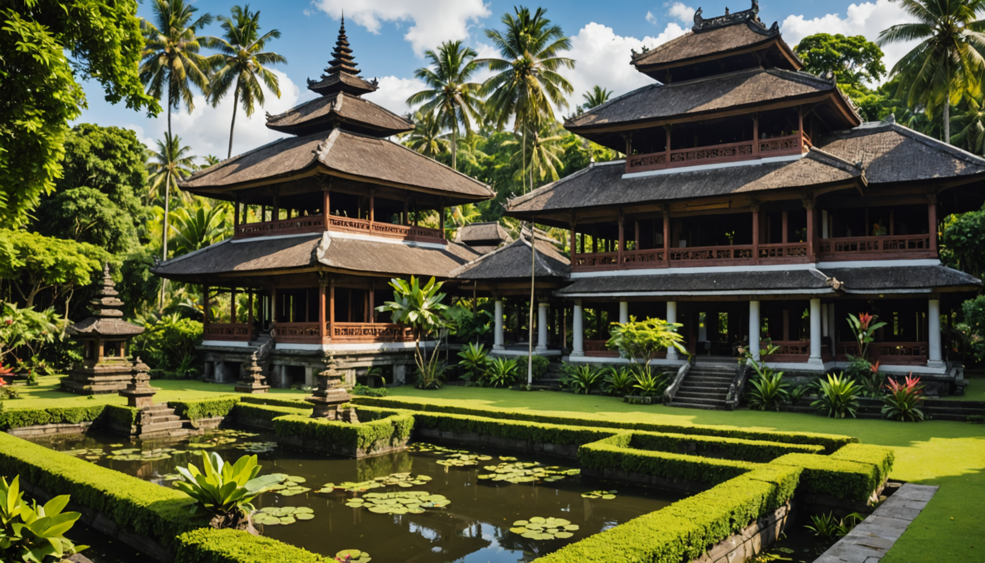découvrez les palais traditionnels (puri) et les jardins balinais, symboles du patrimoine de bali. explorez les sites incontournables à visiter pour plonger au cœur de l’architecture et de la culture balinaises.