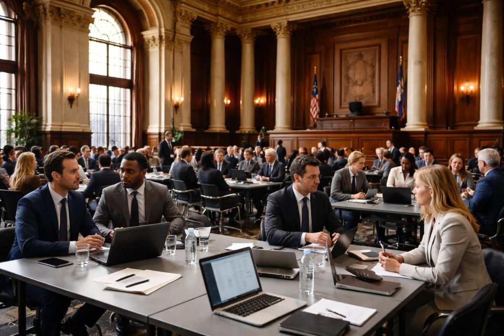 Organiser vos événements juridiques avec des solutions pour entreprises dans les palais de justice