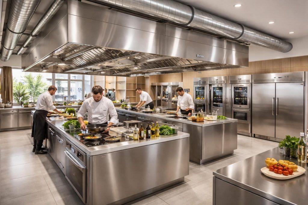Transformer votre restaurant avec cuisine professionnelle Electrolux et ventilation Airwell