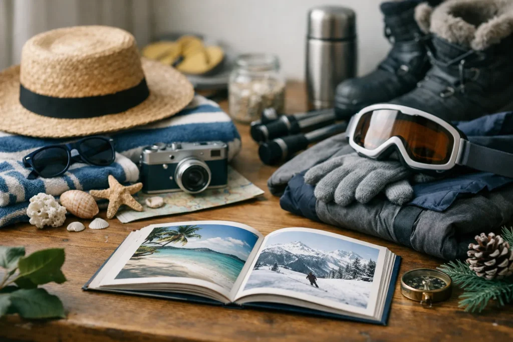 Partir à la bonne saison : un même lieu, deux voyages différents