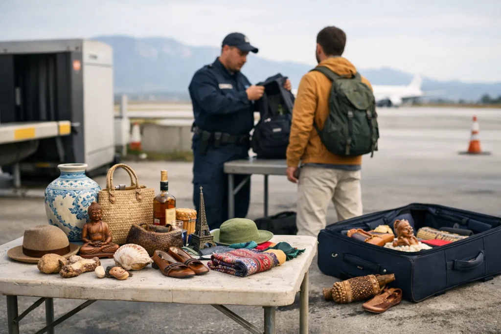 Rapporter des objets de voyage : ce qui passe, ce qui coince
