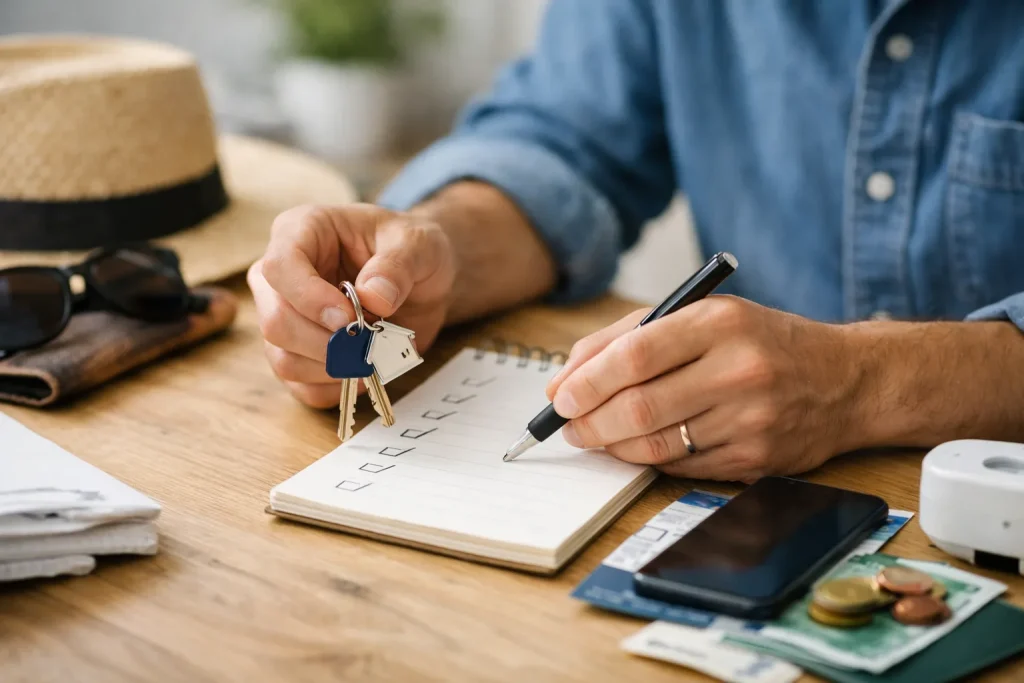 Laisser son logement pendant l’absence : la checklist complète