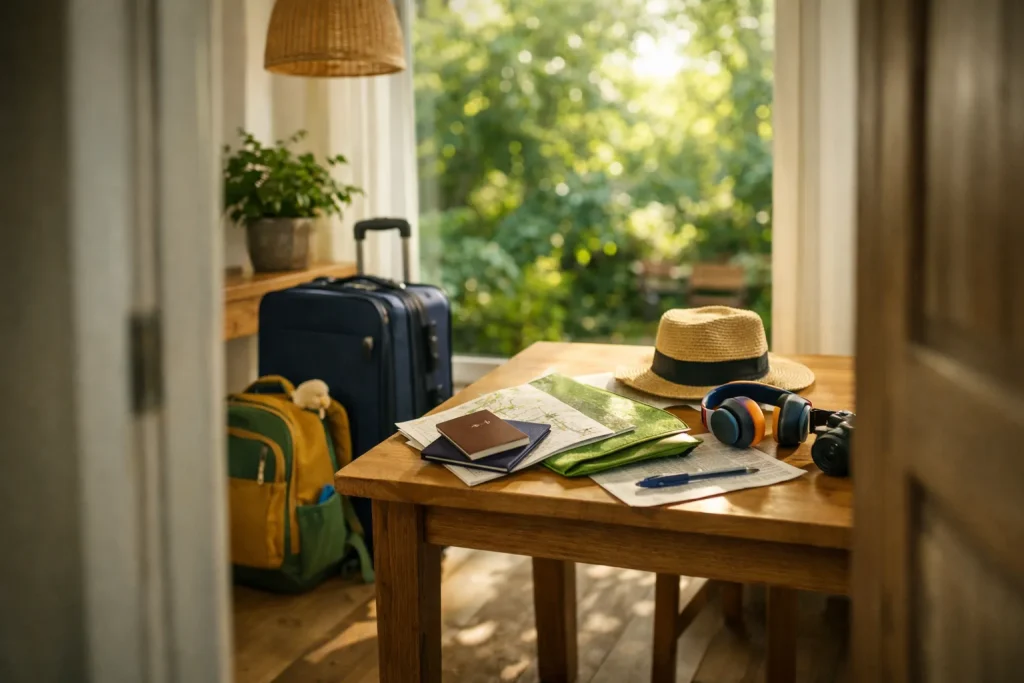 Voyager avec des enfants : distances, rythmes et documents