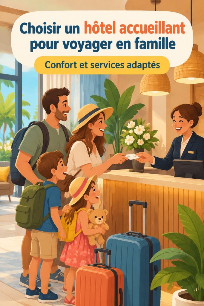 Choisir un hôtel accueillant pour voyager en famille