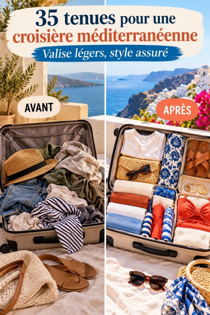 35 tenues pour une croisière méditerranéenne